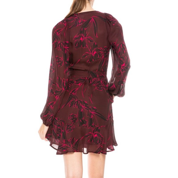 A.L.C. Embrey Dress in Bordeaux - Picture 2 of 9